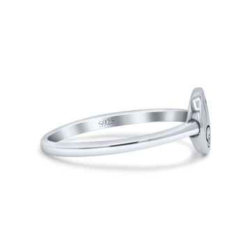 Custom Stethoscope ID Design Jewelry Oxidized Statement Thumb Band